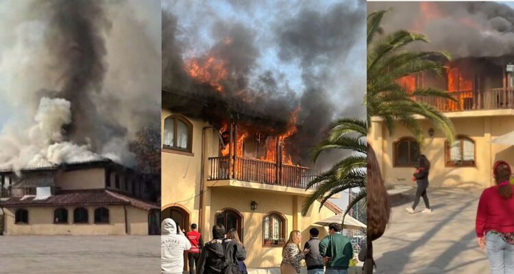 INCENDIO EN LA MUNICIPALIDAD DE PEÑALOLÉN